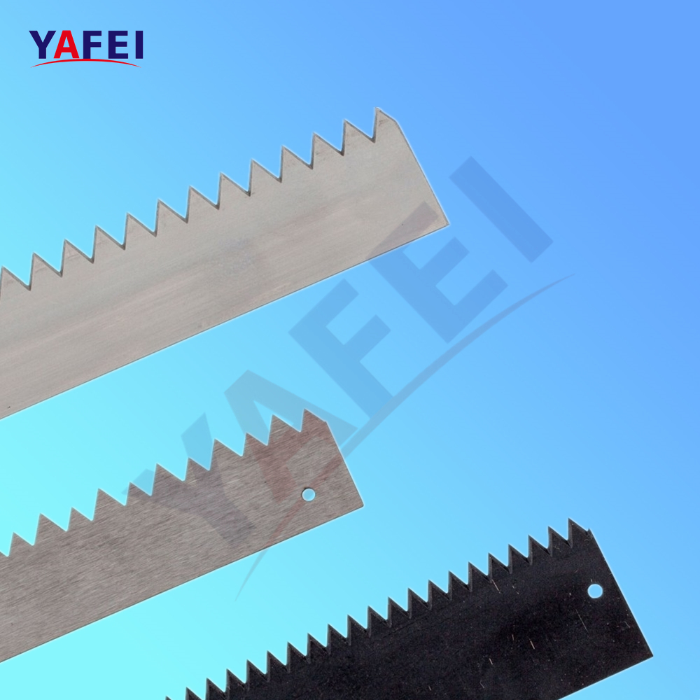 Toothed Blades for Vertical Form Fill Sealing Machine