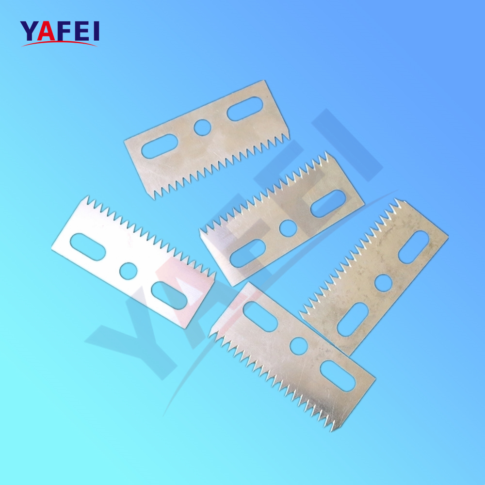 Straight Toothed Knives for Cutting Plastic Paper Film Foil